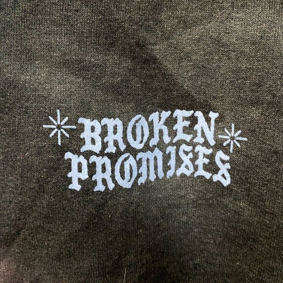 Broken Promises Venomous Love Tidye Hoodie size Small - Picture 4 of 4